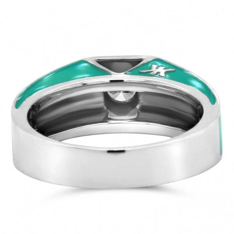 Solitaire Korloff or gris diamant - Image 3