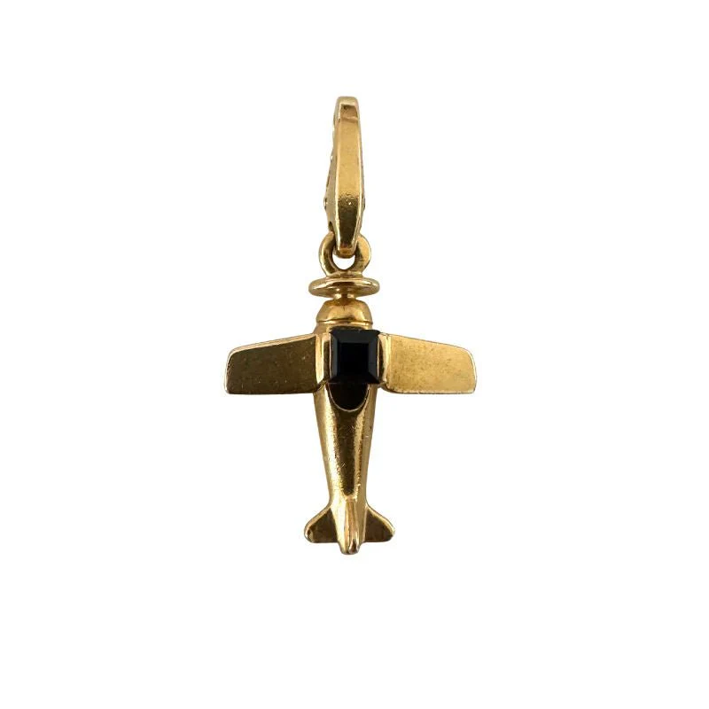 Pendentif CARTIER en or jaune et saphir