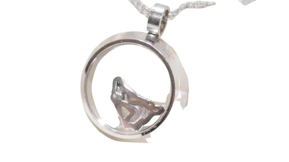 Collier CHOPARD "Happy Diamonds" en or blanc et diamants - Image 7