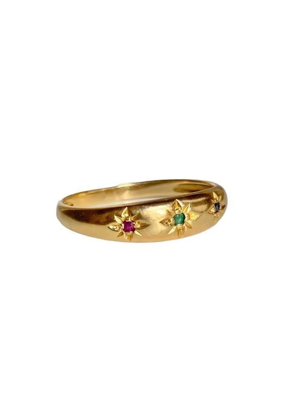 Bague, en or jaune 18k - Image 2