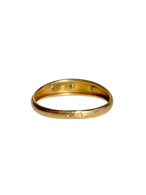 Bague, en or jaune 18k - Image 3