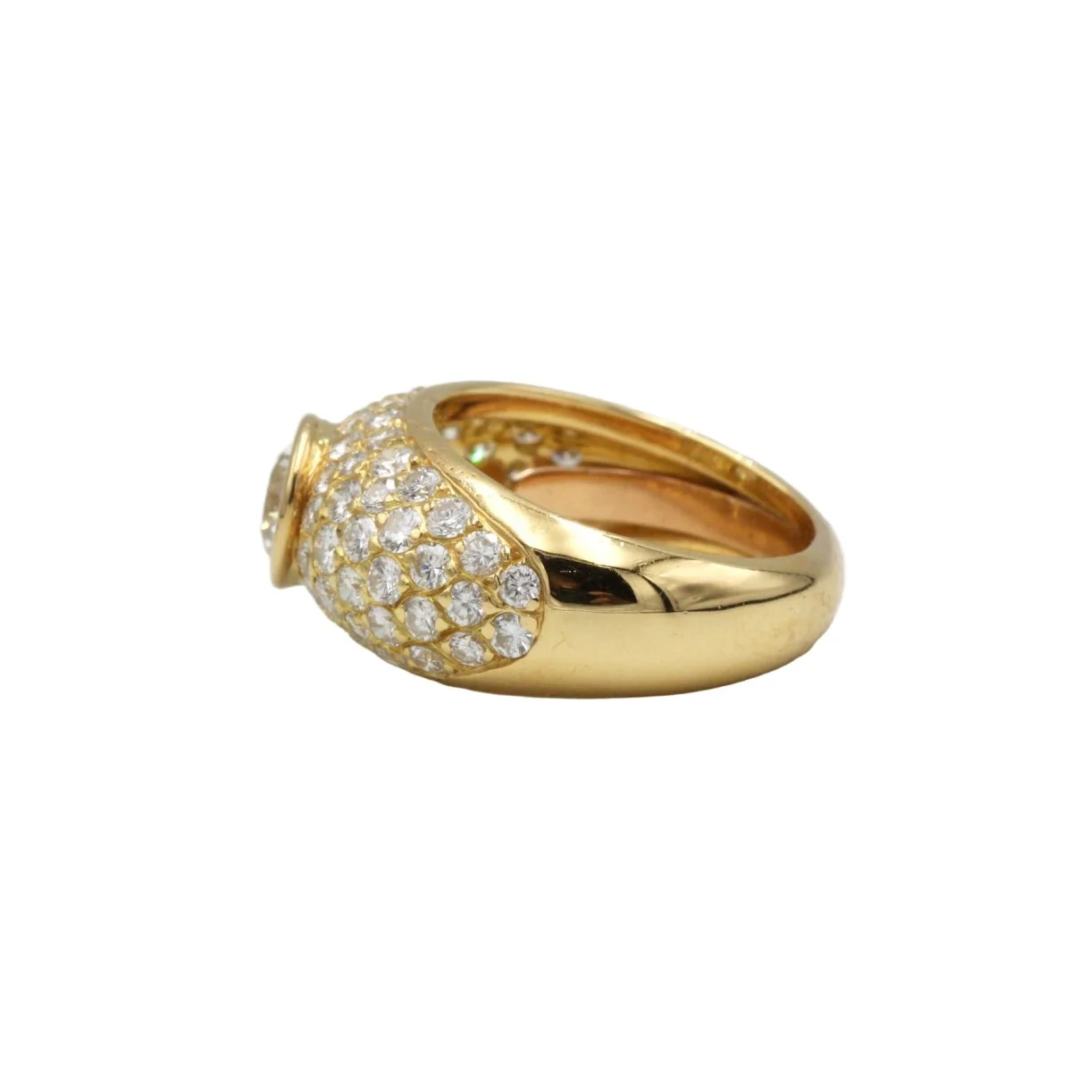 Bague or jaune 750, diamants 2.50 carats - Image 3