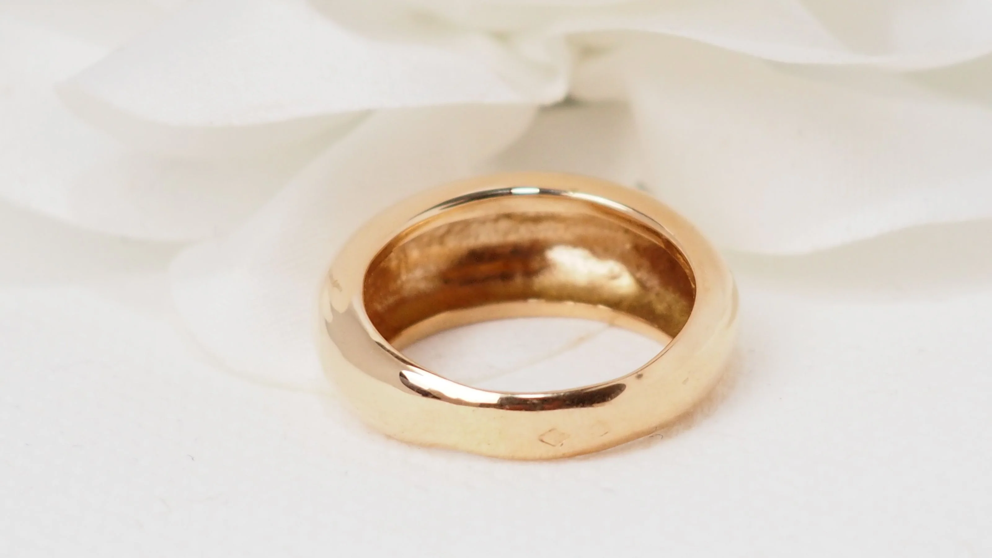 Bague Jonc en or rose - Image 5