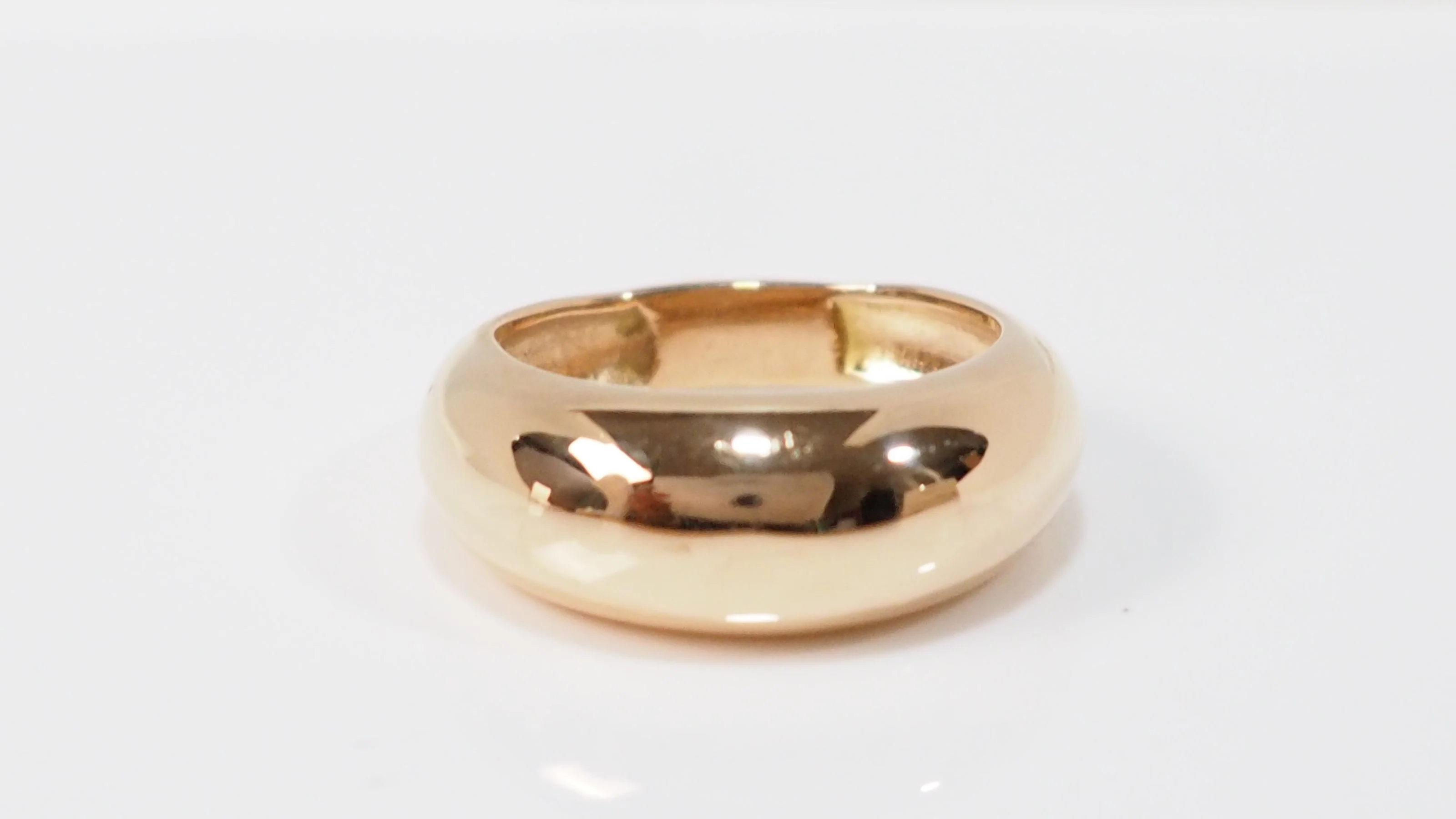 Bague Jonc en or rose - Image 6