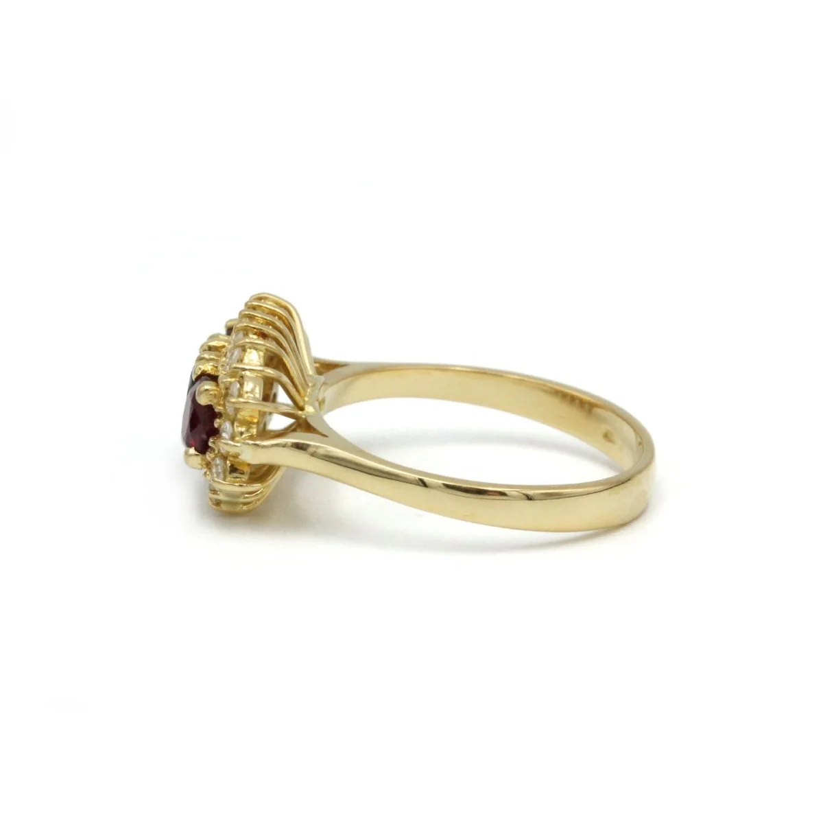 Bague - Or, Diamants & Rubis - Image 2