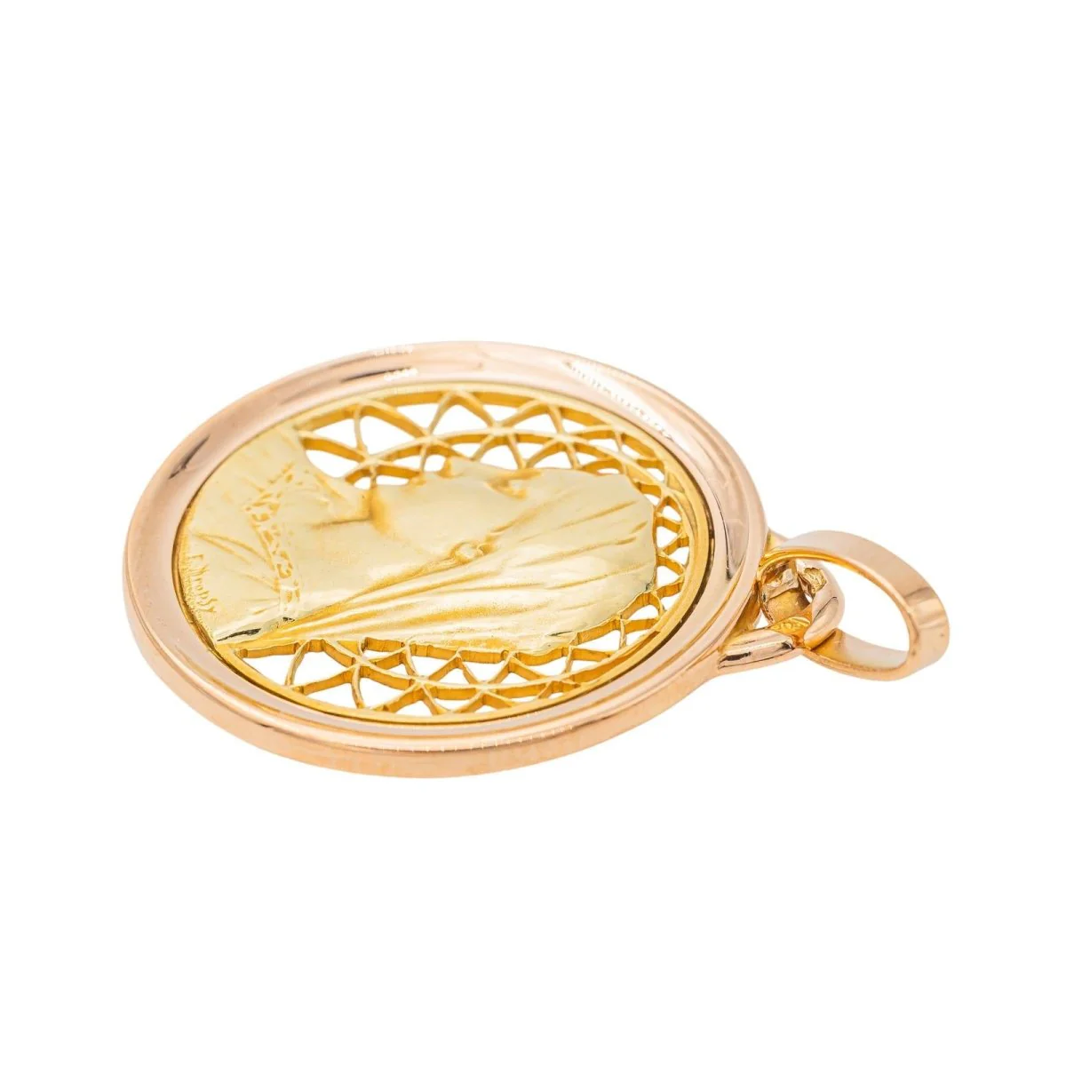 Pendentif en or jaune et or rose - Image 4