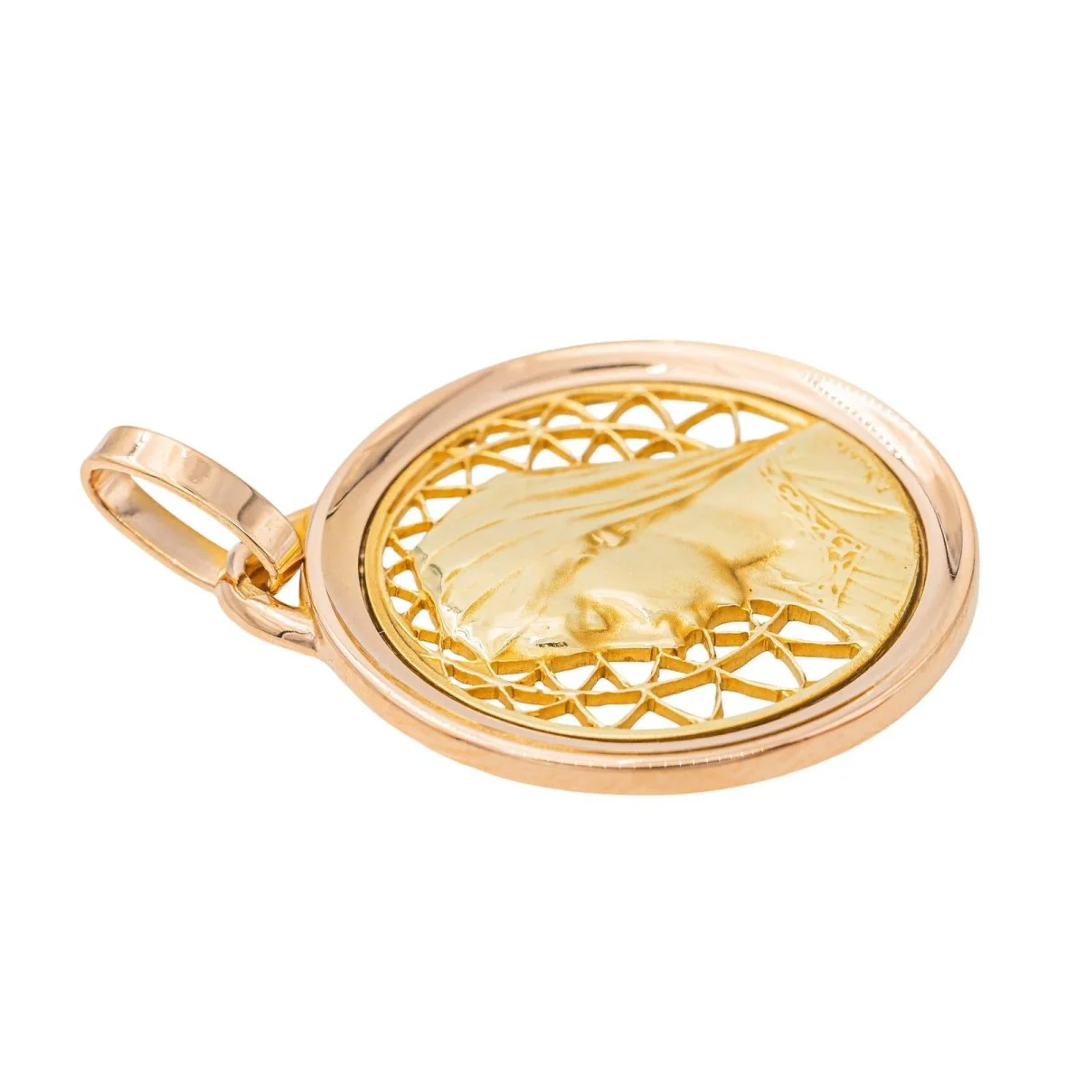 Pendentif en or jaune et or rose - Image 5