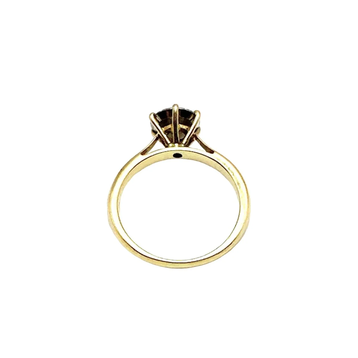 Bague en or jaune et diamant - Image 4