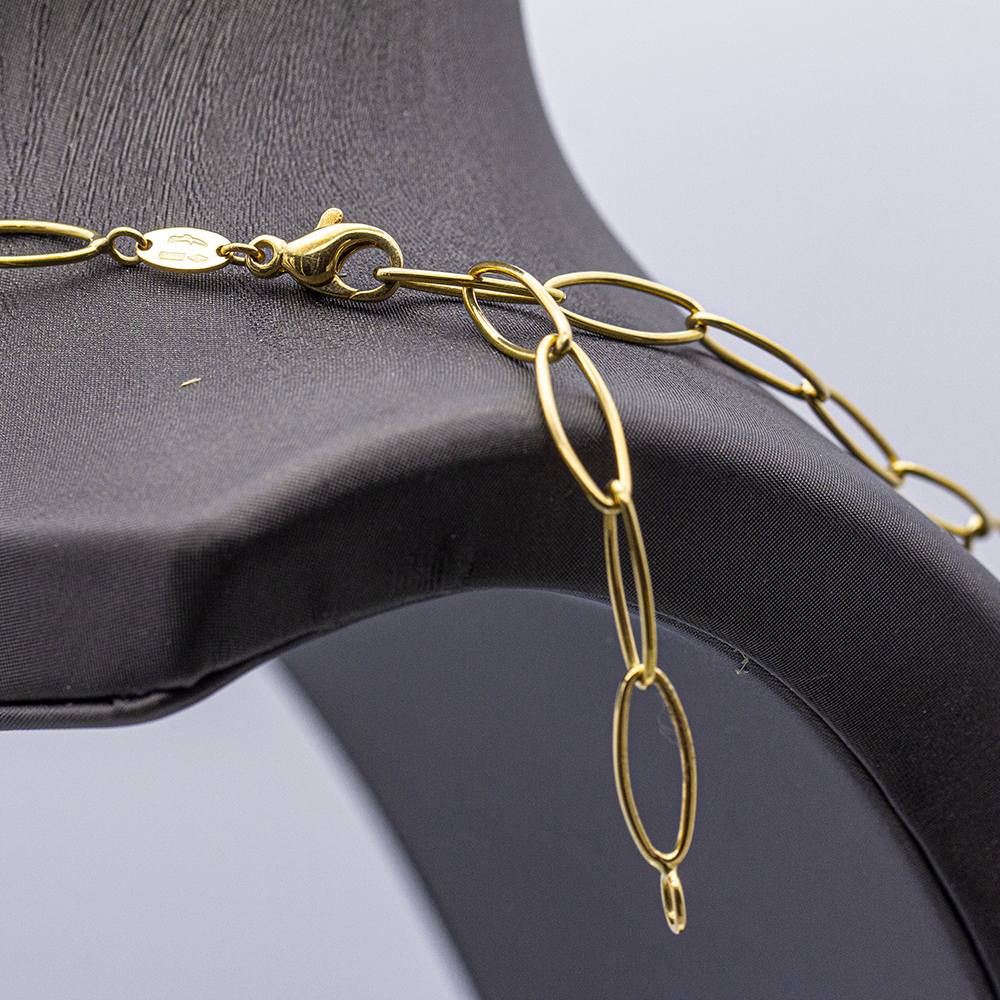 Collier en or bicolore avec des cœurs - Image 2