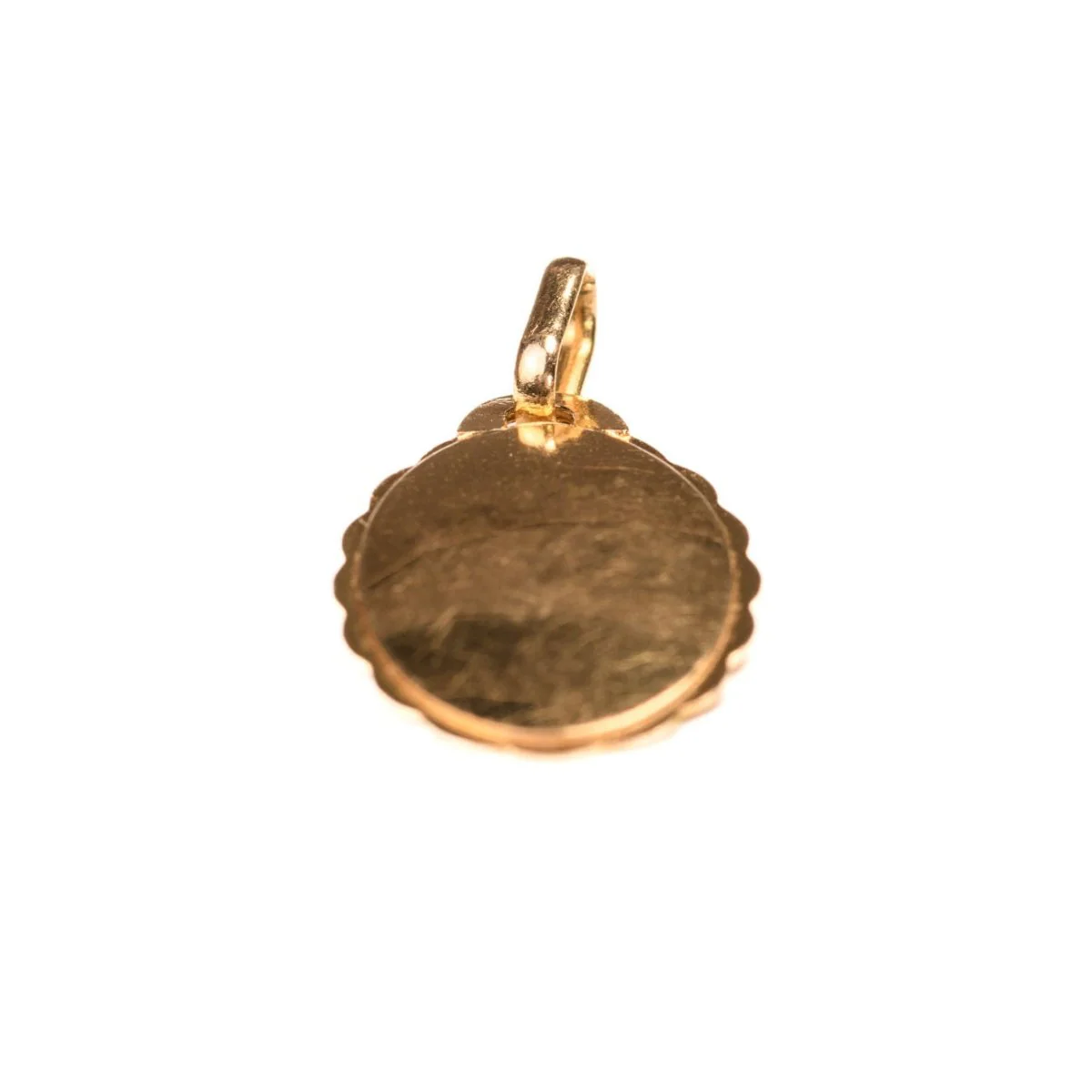 Pendentif AUGIS en or jaune, or blanc et rubis - Image 3