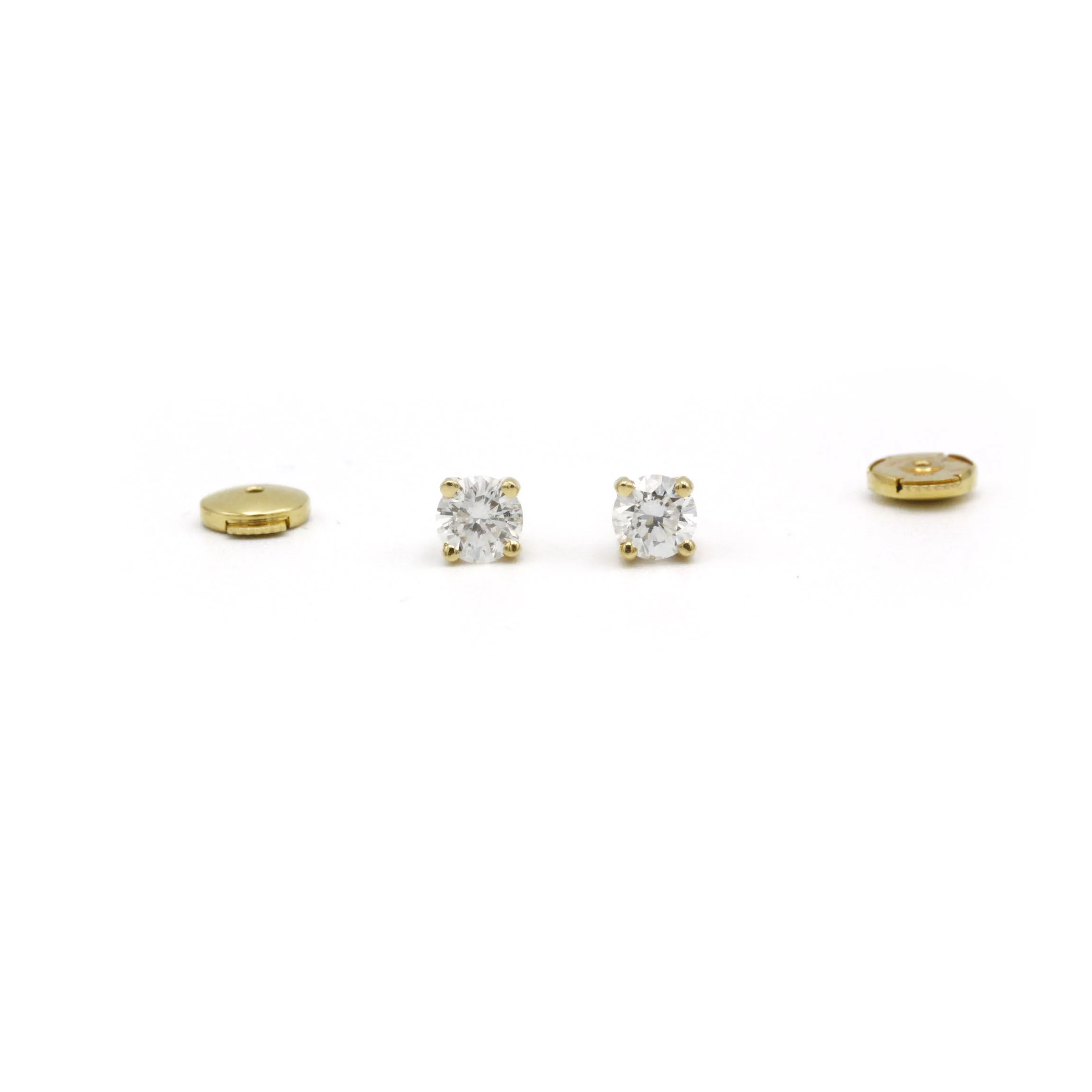 Puces D'oreilles - Or et diamants