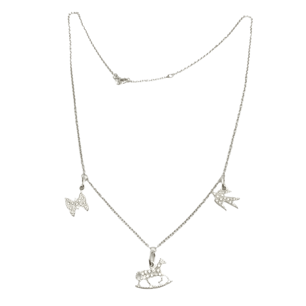 Collier Pendentif POMELLATO en or blanc et diamants