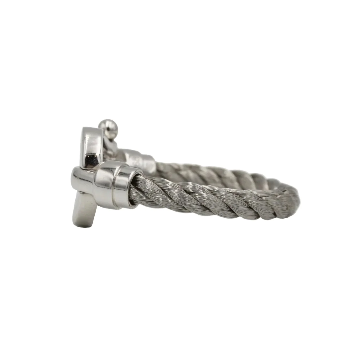 Bague Or & Câble Acier Force 10 - FRED - Image 2