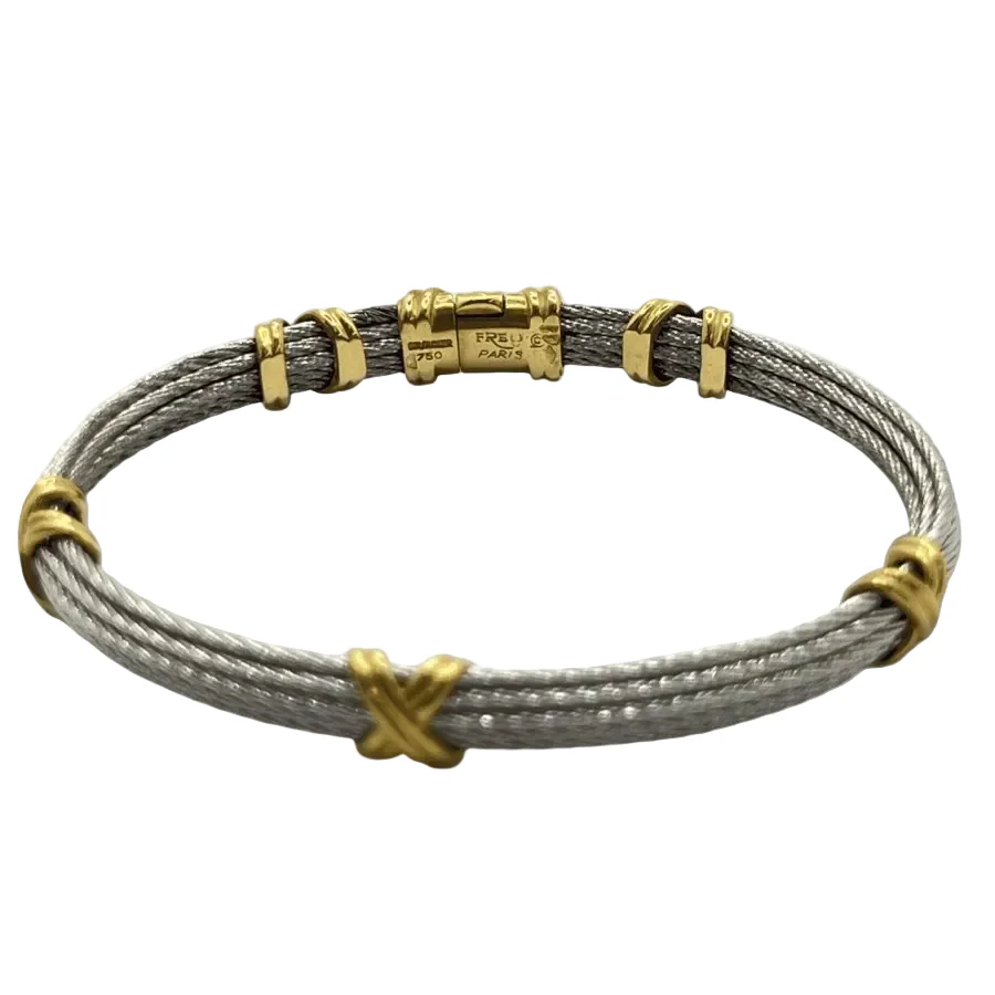 Bracelet FRED "Force 10" en or jaune - Image 3
