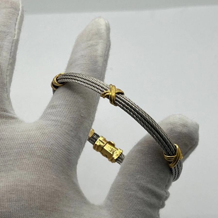 Bracelet FRED "Force 10" en or jaune - Image 4