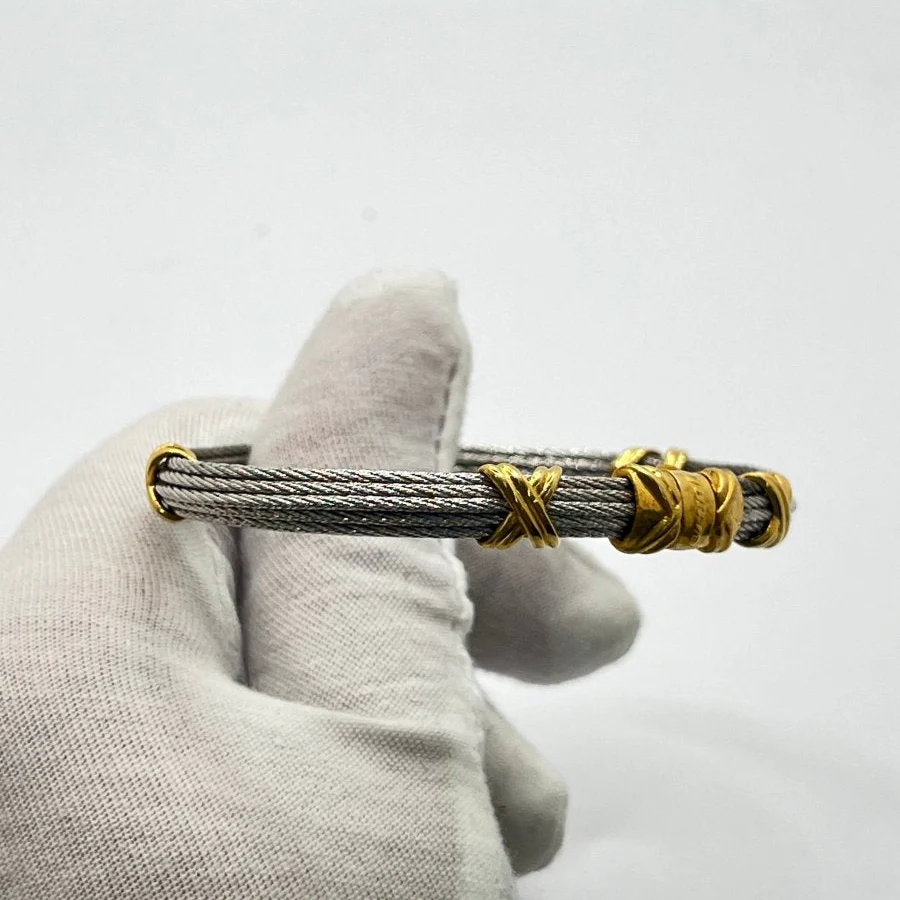 Bracelet FRED "Force 10" en or jaune - Image 5