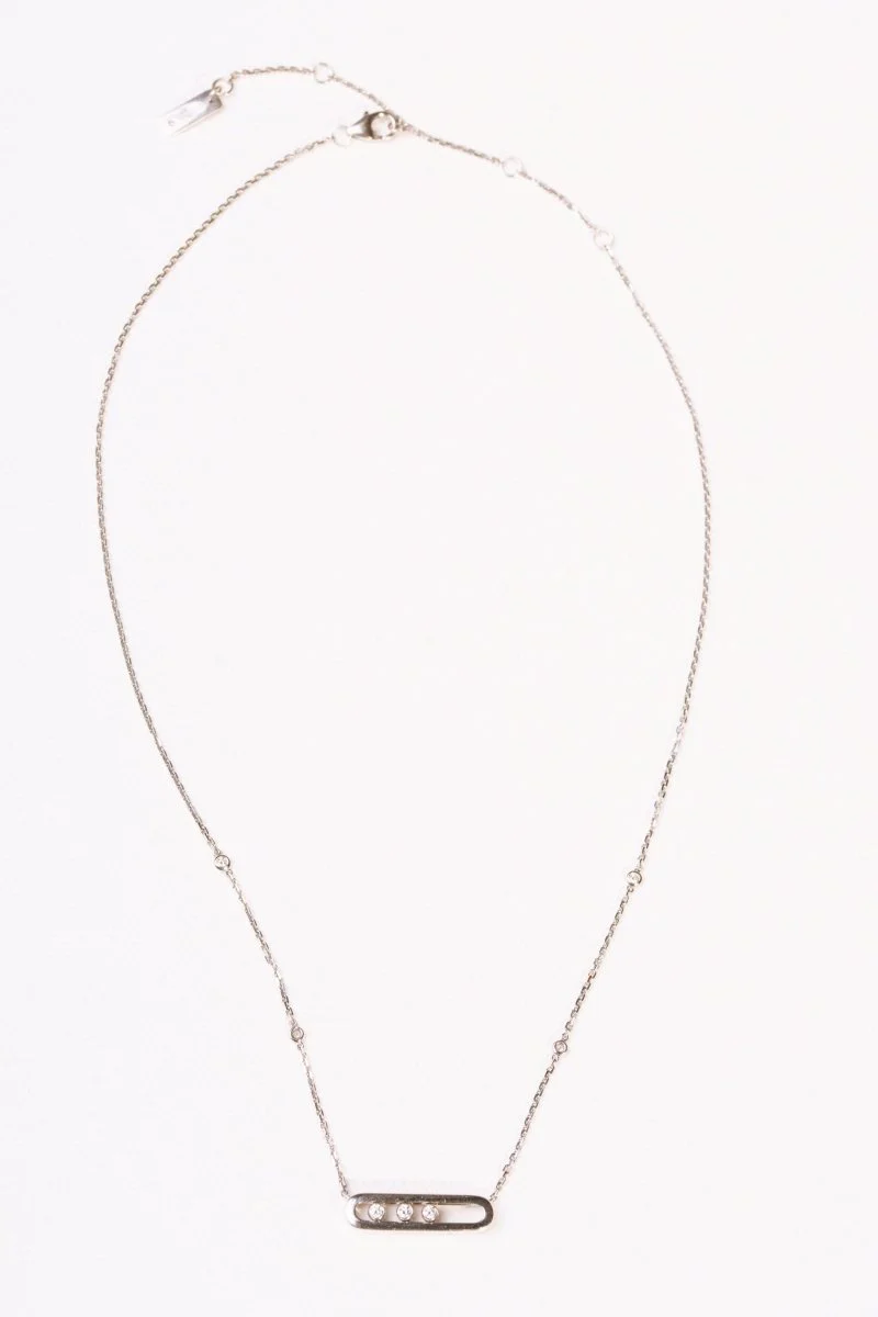 Collier MESSIKA "Baby Move" diamants en or blanc - Image 3