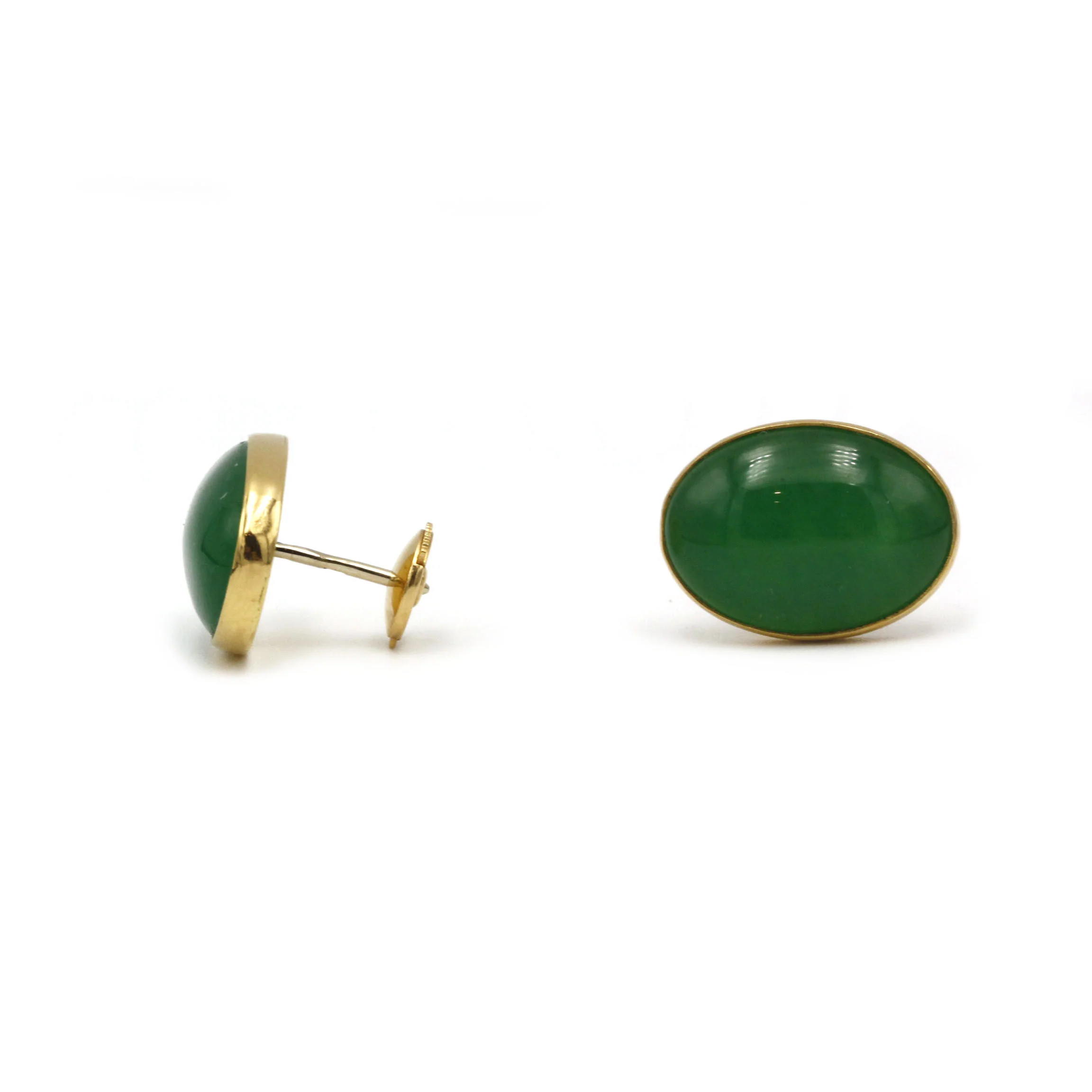 Boucles d'Oreilles - Or & Aventurine Verte - Image 2