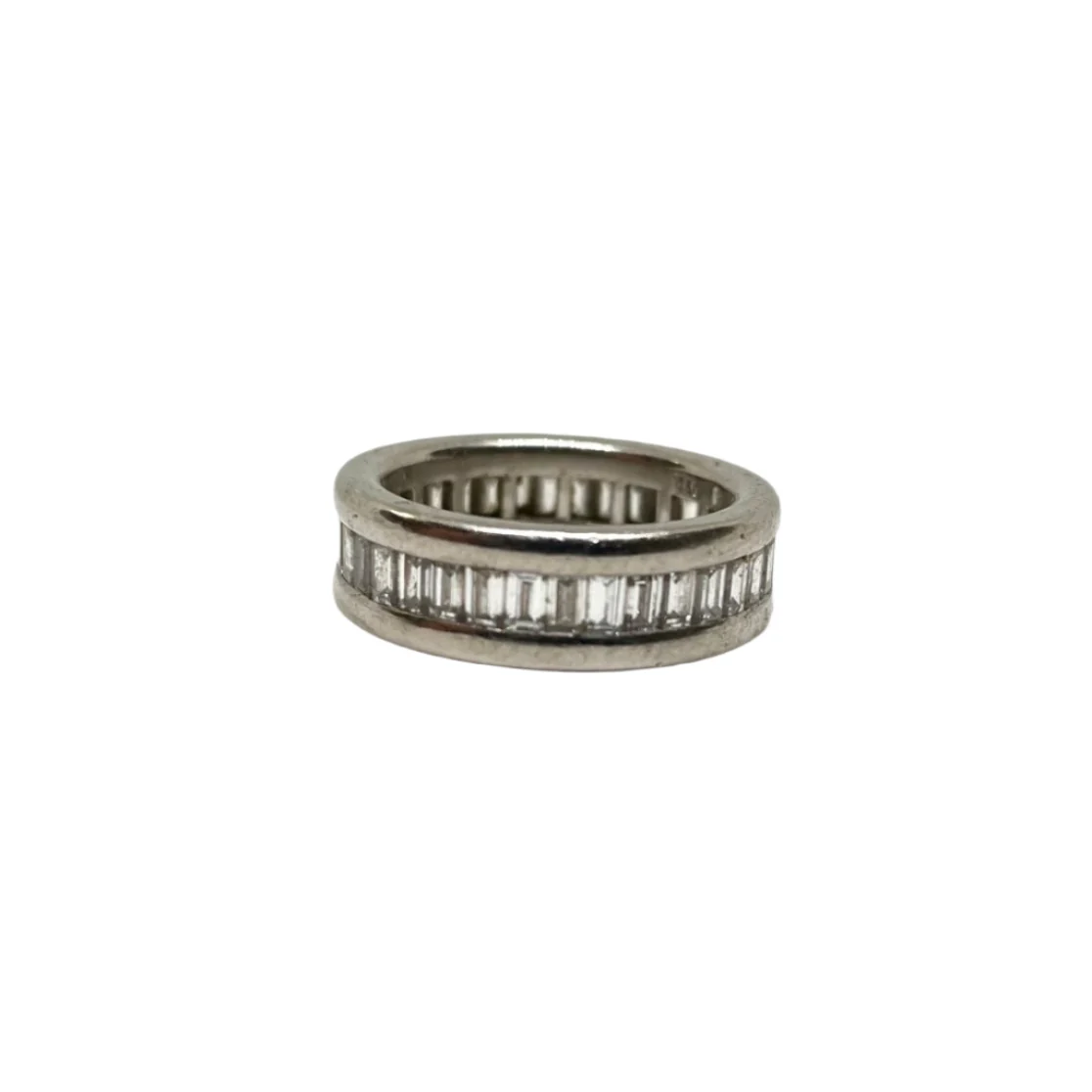 Bague, alliance diamants tour complet 1,44cts