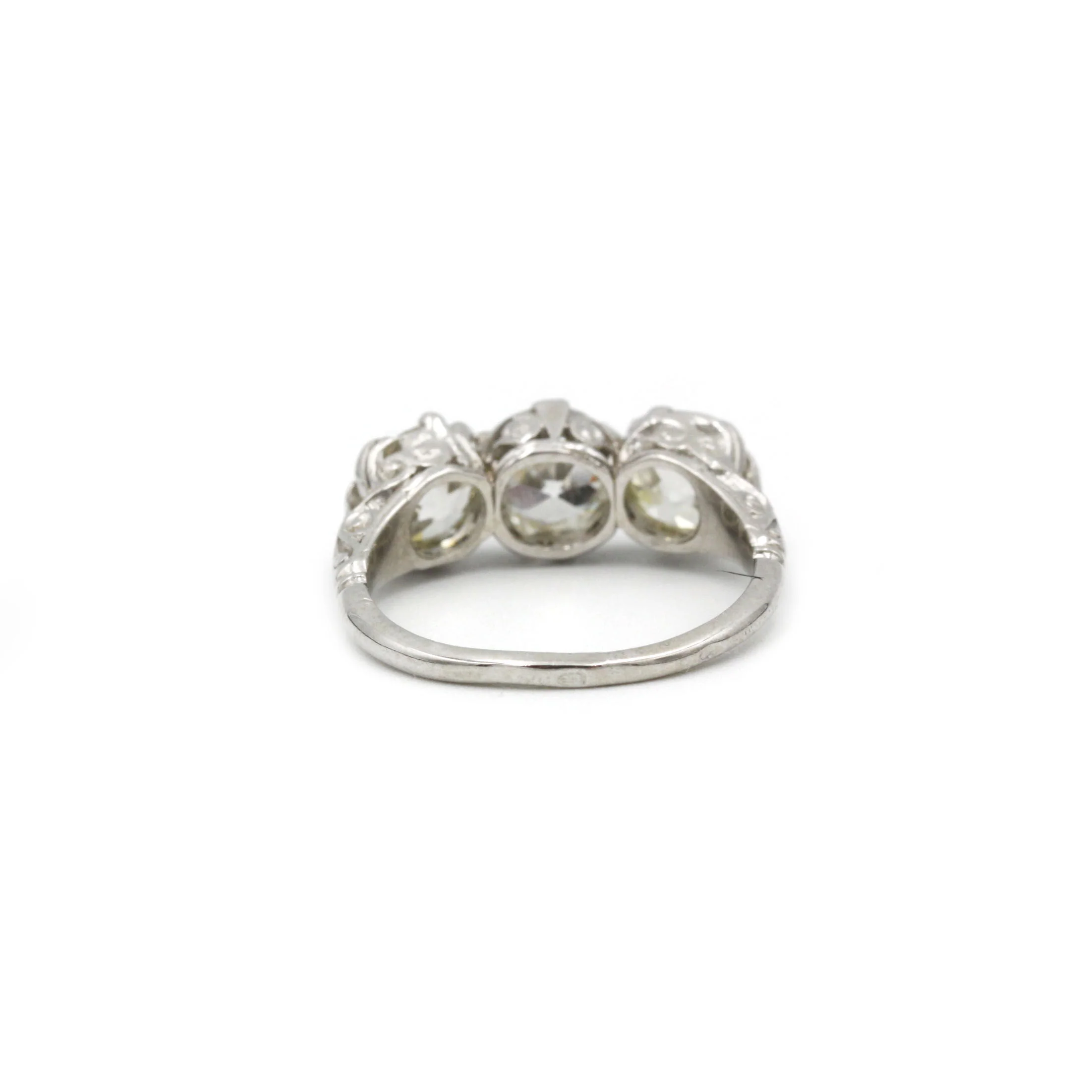 Bague - Platine Et Diamants - Image 2