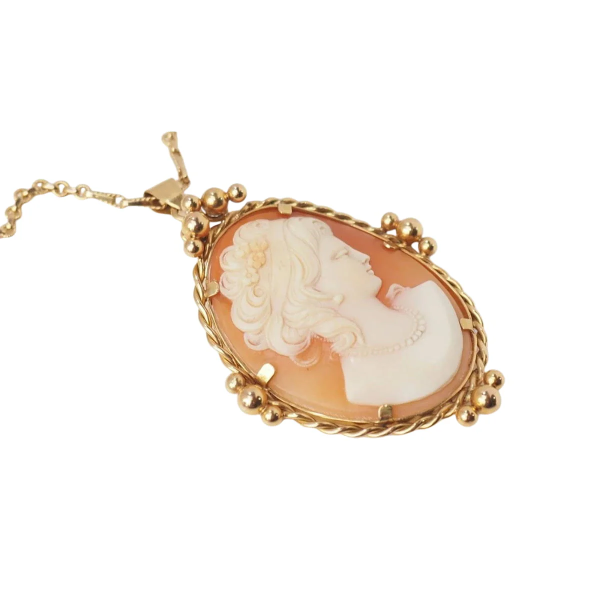 Pendentif Camée ancien d'occasion en or jaune - Image 5
