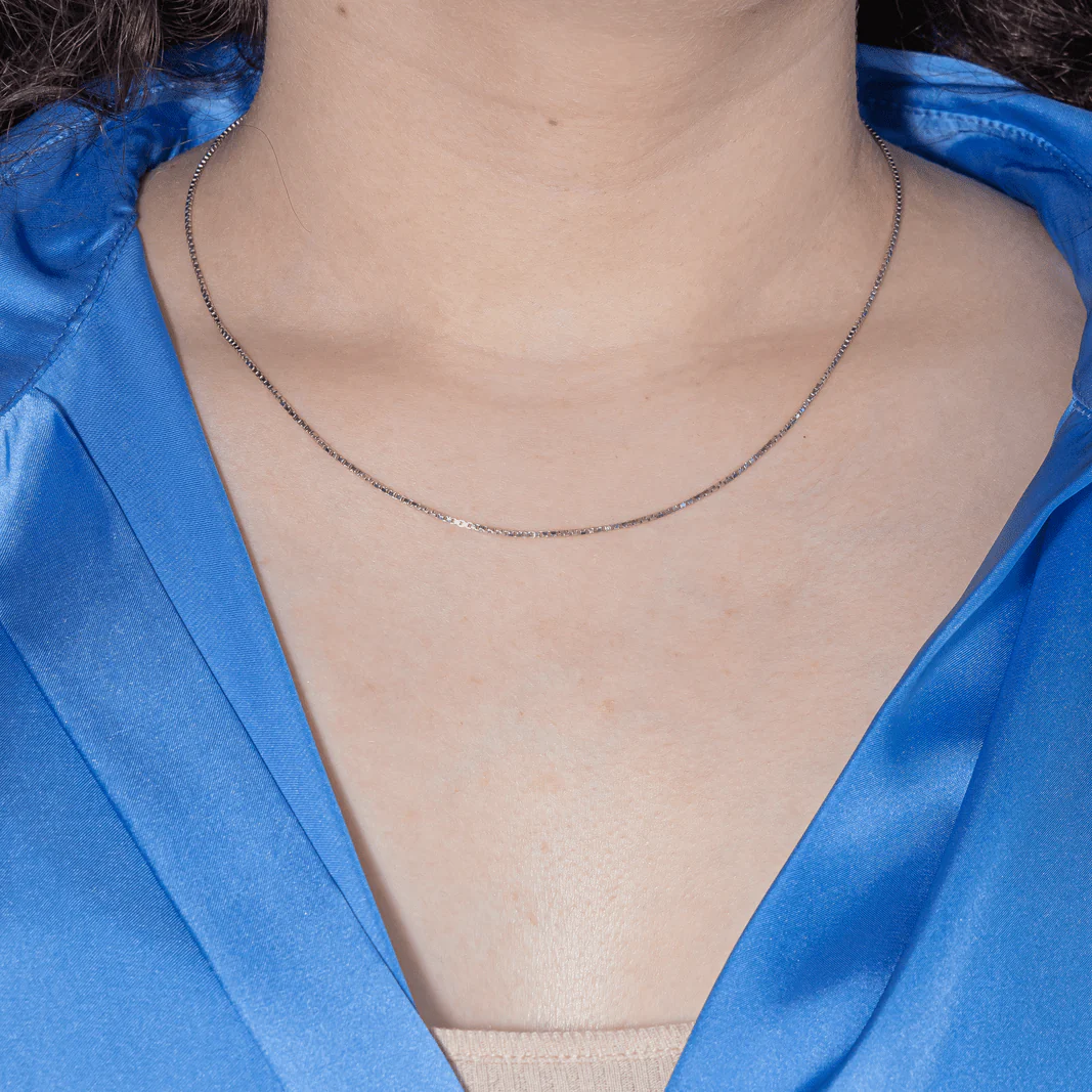 Collier Chaîne en or blanc - Image 2