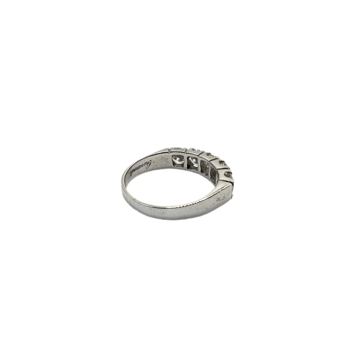 Bague GIOVANNETTI en or blanc et diamants - Image 4