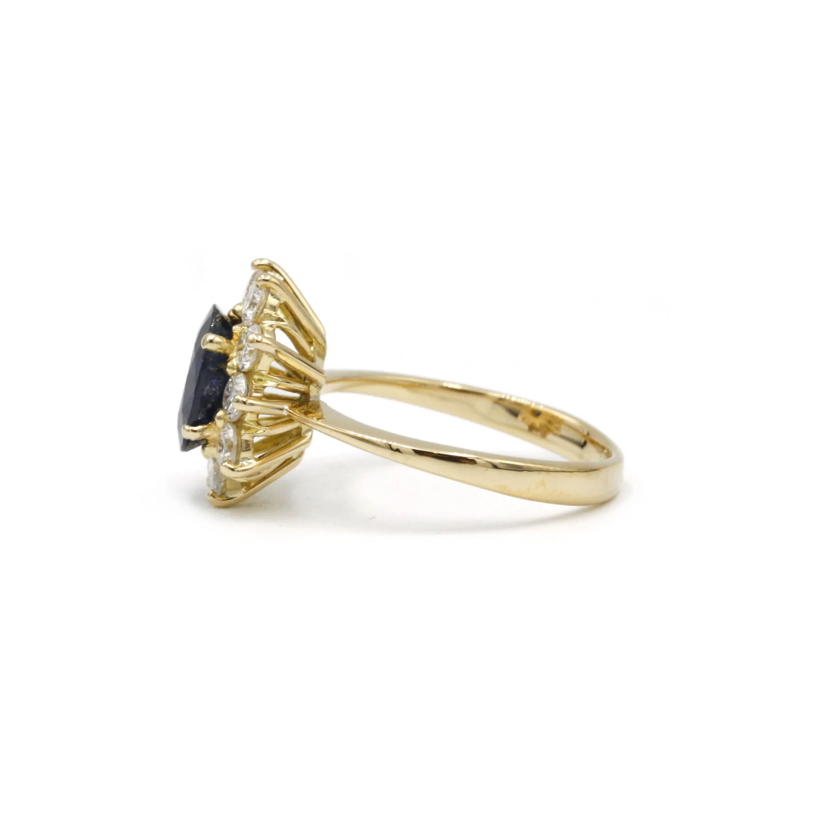 Bague - Or, Diamants & Saphir - Image 3