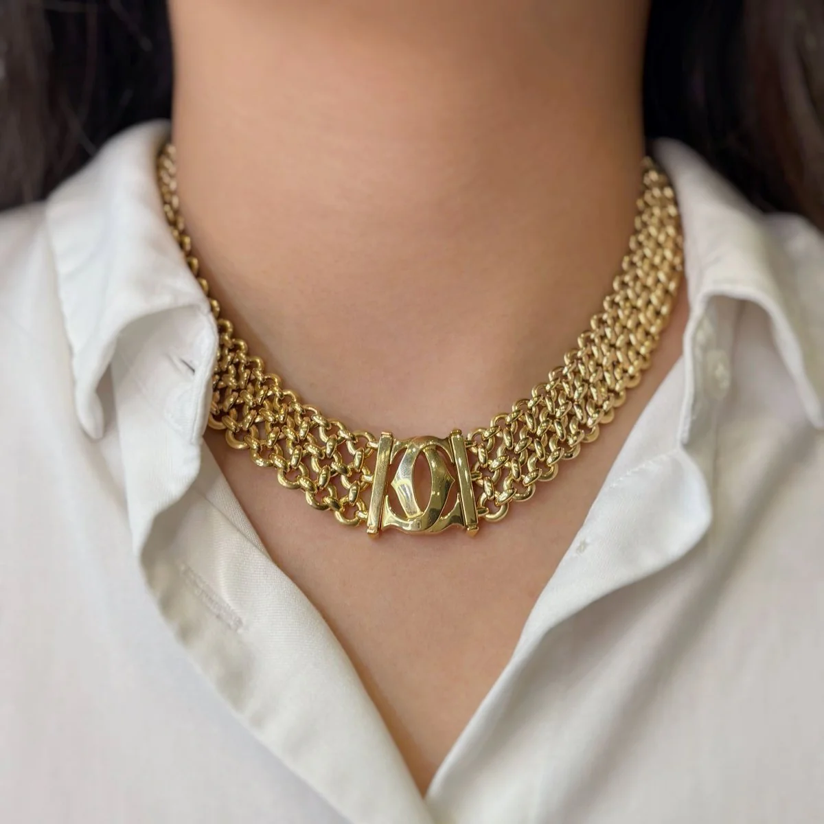 Collier Pénélope Double C Or jaune - CARTIER - Image 9