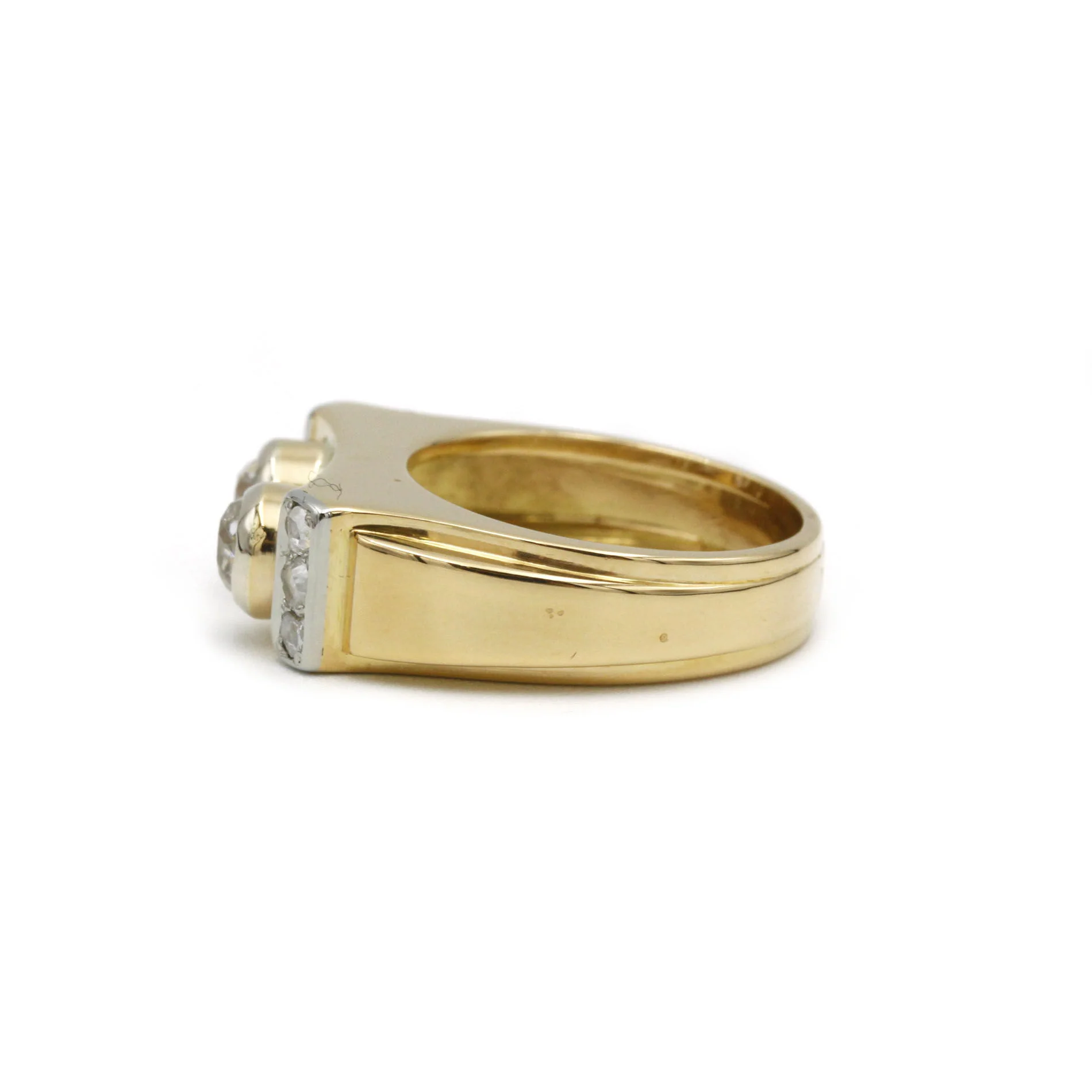 Bague - Or, Platine & Diamants - Image 2