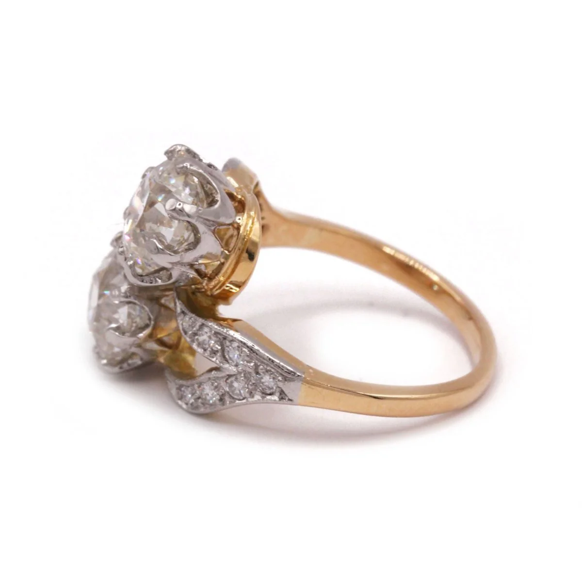 Bague Toi et Moi - Or et diamants - Image 3