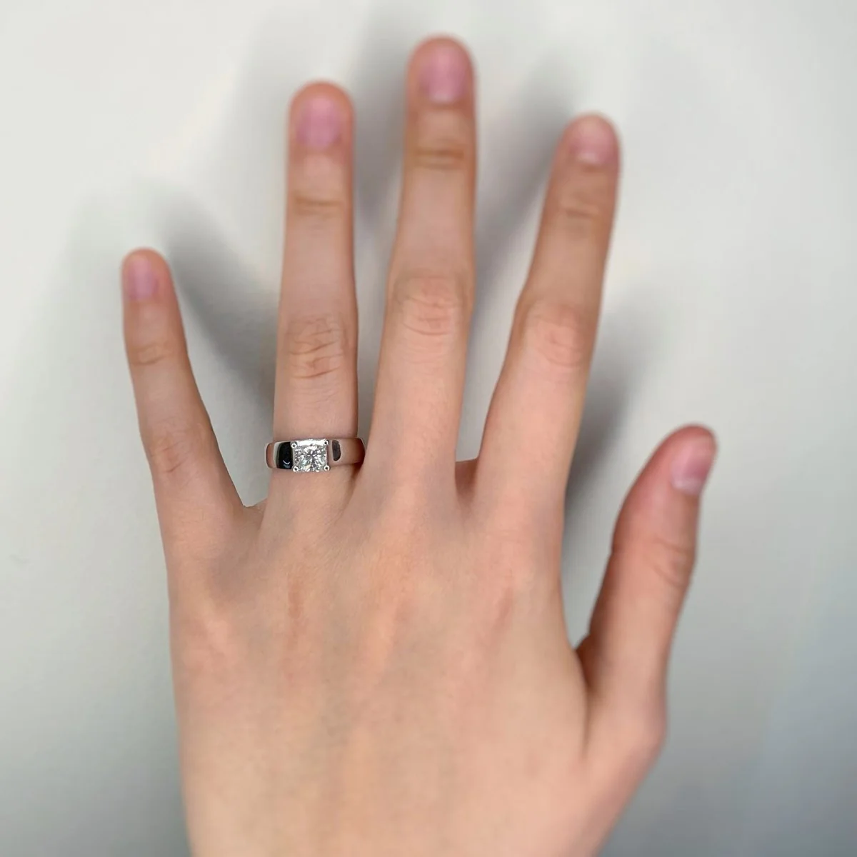 Solitaire - 1,05 carat H VS1 - Image 6