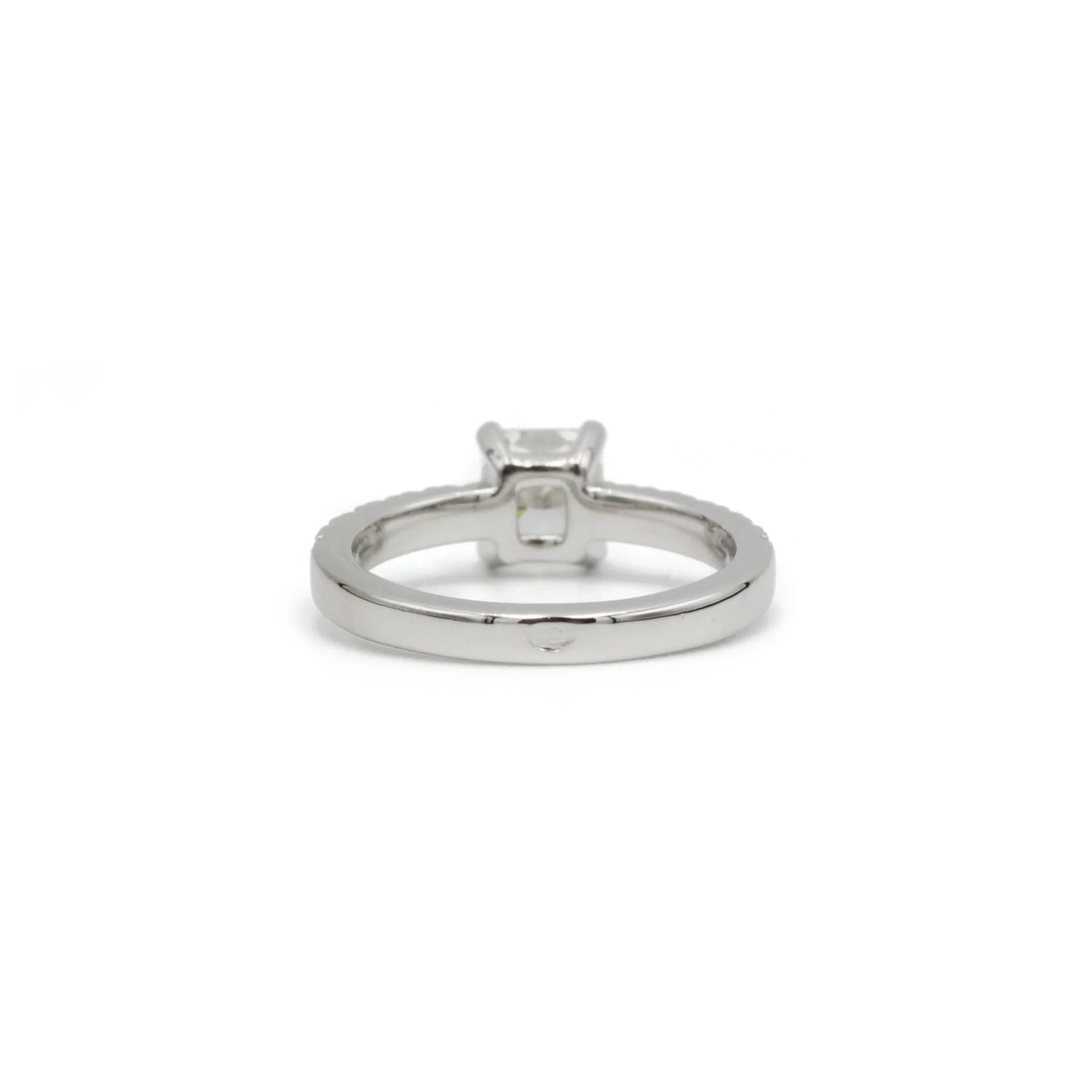Solitaire accompagné - 1,02 carat G VS2 - Image 3