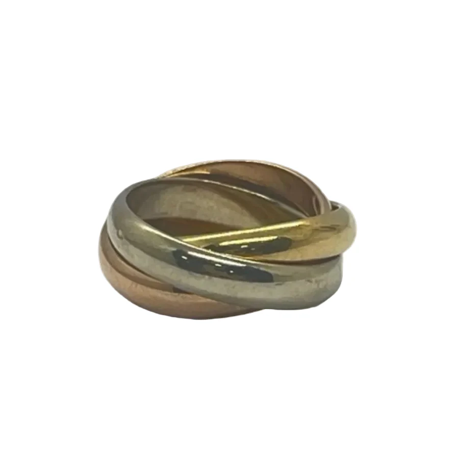 Bague CARTIER "Trinity" en or jaune, or blanc, et or rose
