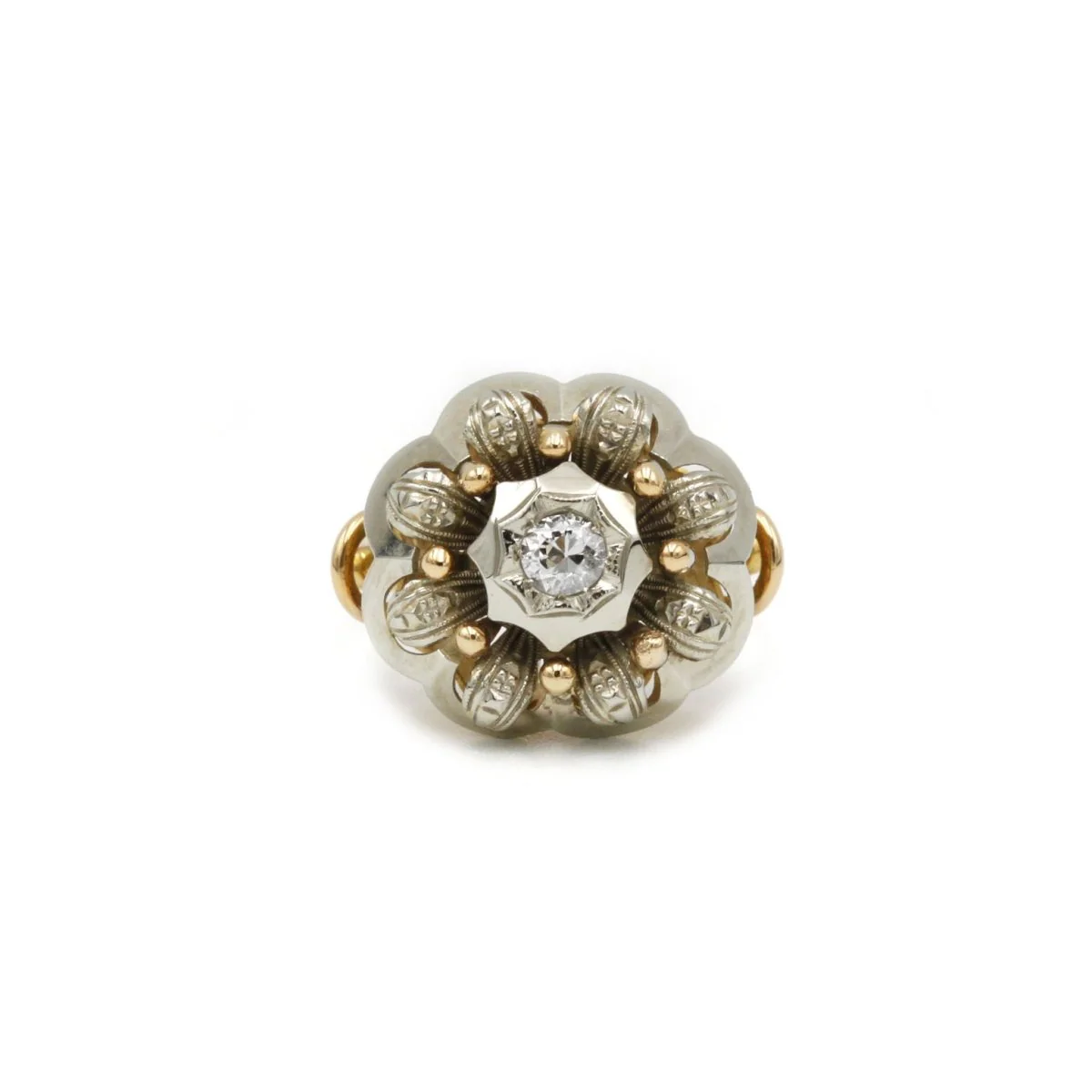 Bague - Or, Platine & Diamant