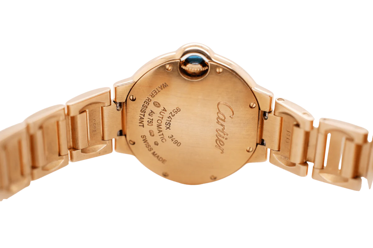 Cartier - Montre Ballon Bleu Or Rose - 33 mm - Image 7