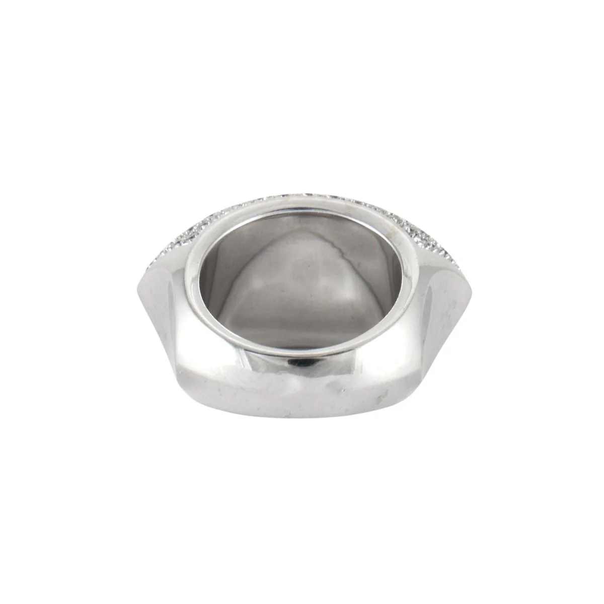 Bague en or blanc et diamants - Image 3