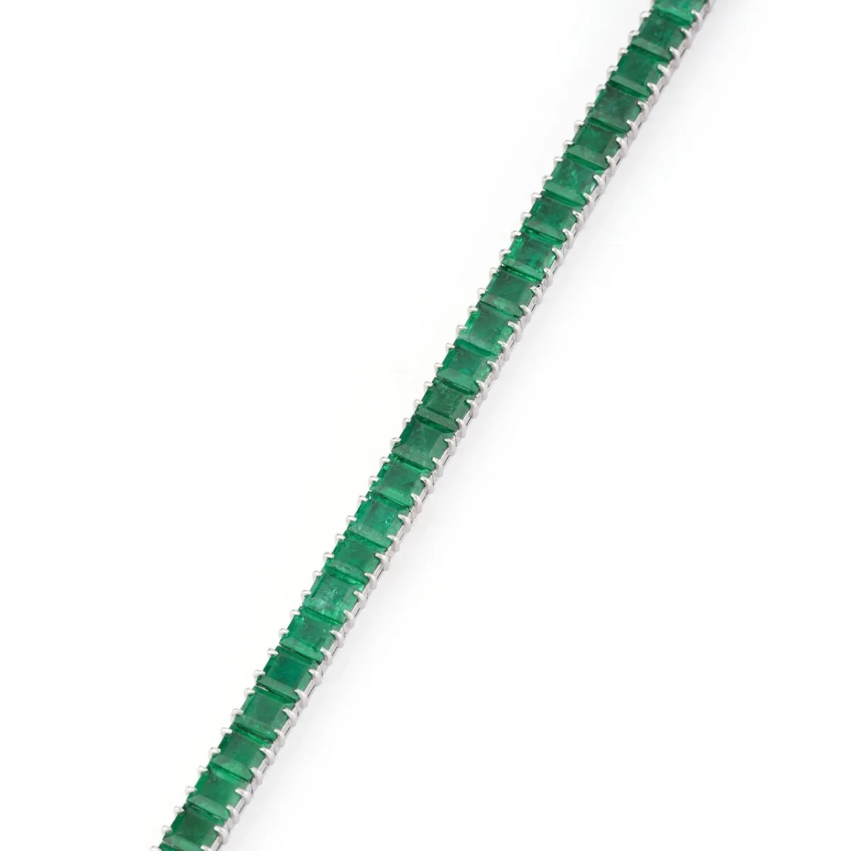 Bracelet Ligne BOUCHERON en or blanc et émeraudes - Image 4