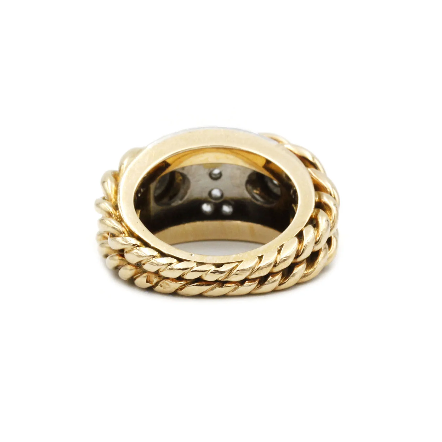 Bague - Or, Platine & Diamants - Image 3