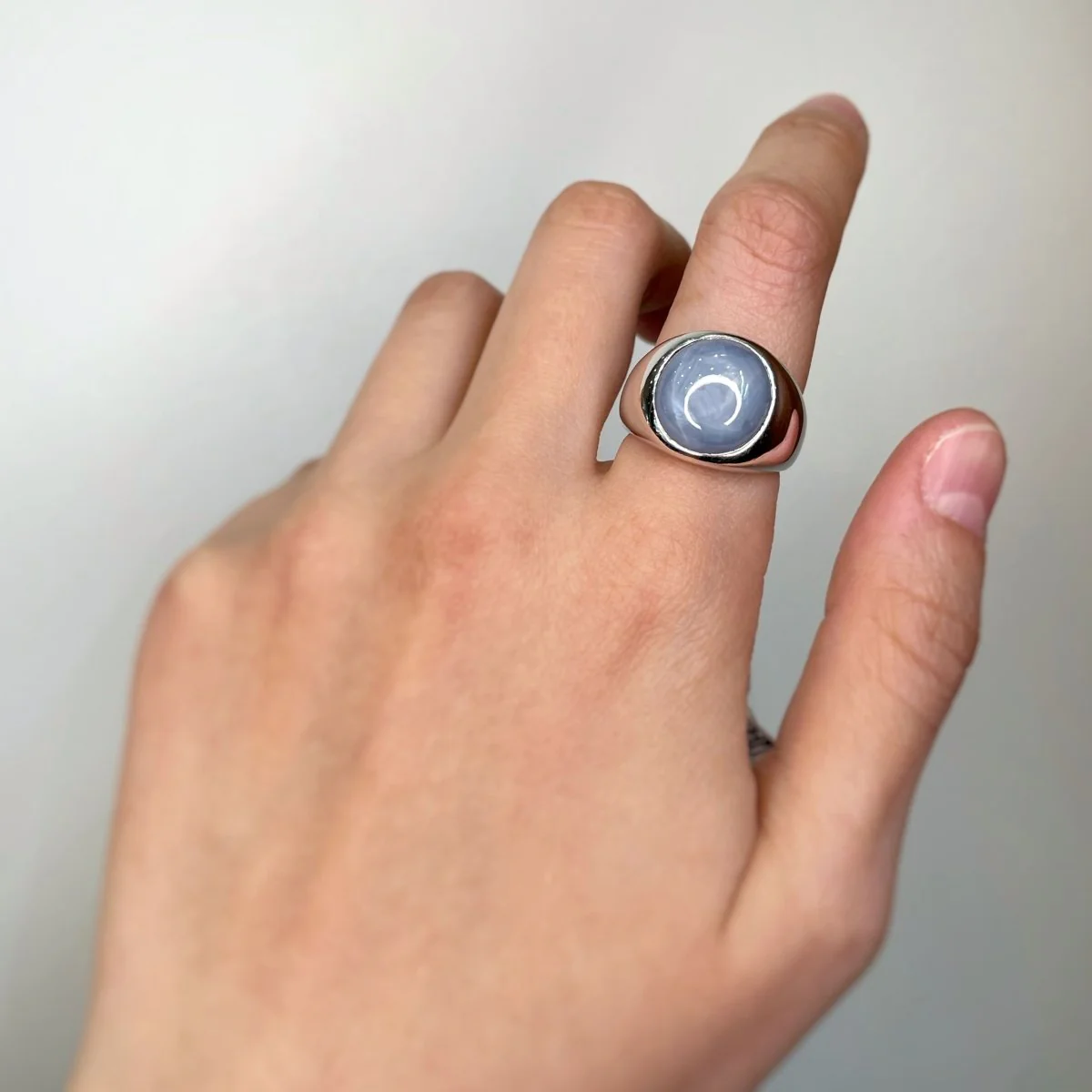 Bague - Or Et Saphir Etoilé - Image 4