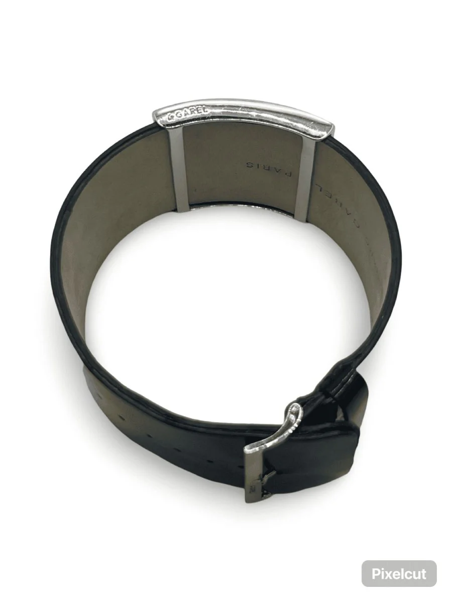 Bracelet Garel or blanc et diamants - Image 4