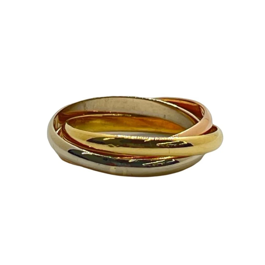 Bague CARTIER "Trinity" en or jaune, or blanc, et or rose - Image 3