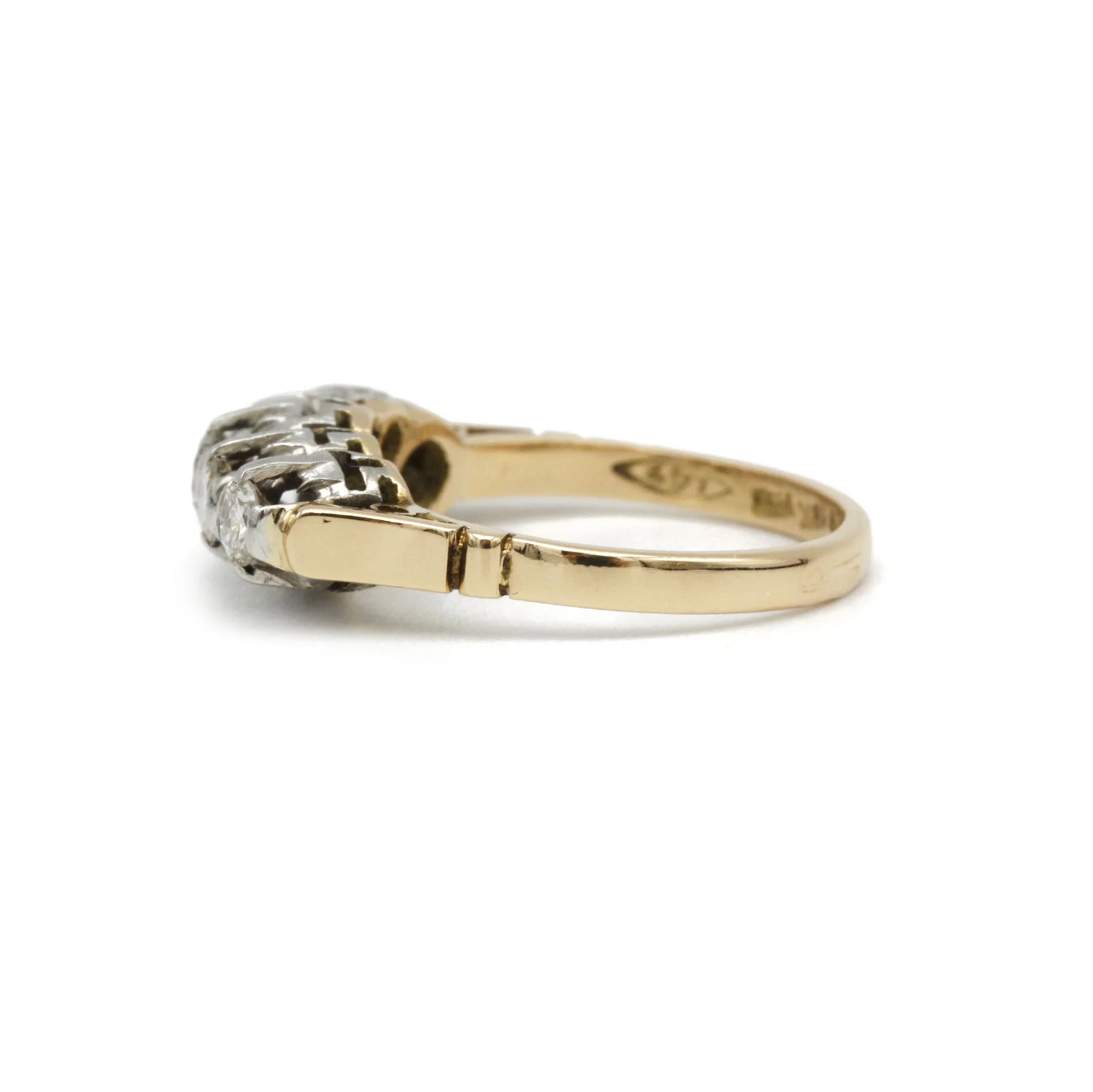Bague - Or, Platine & Diamants - Image 2