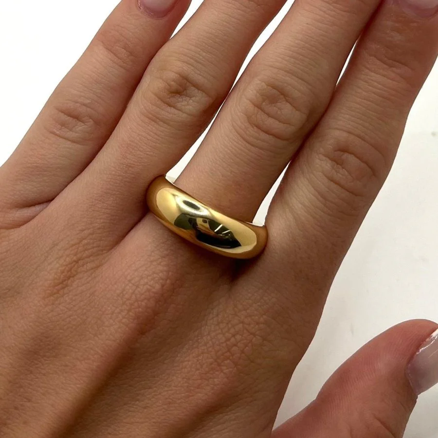 Bague Jonc CHAUMET en or jaune - Image 2