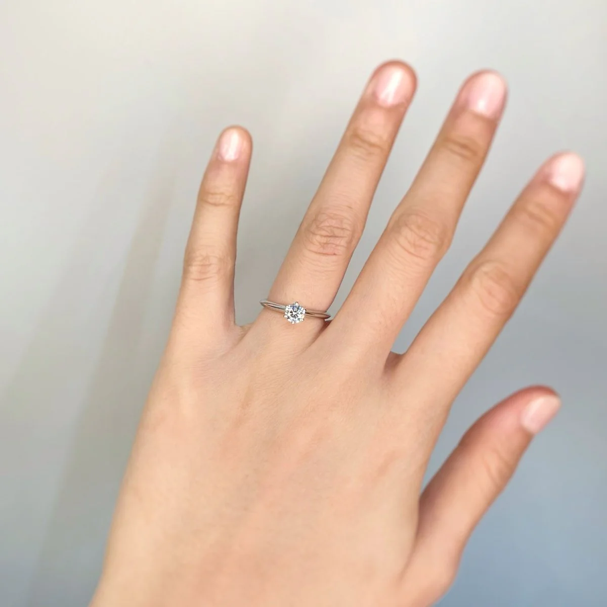 Bague Solitaire TIFFANY & CO. "Setting" - Image 2
