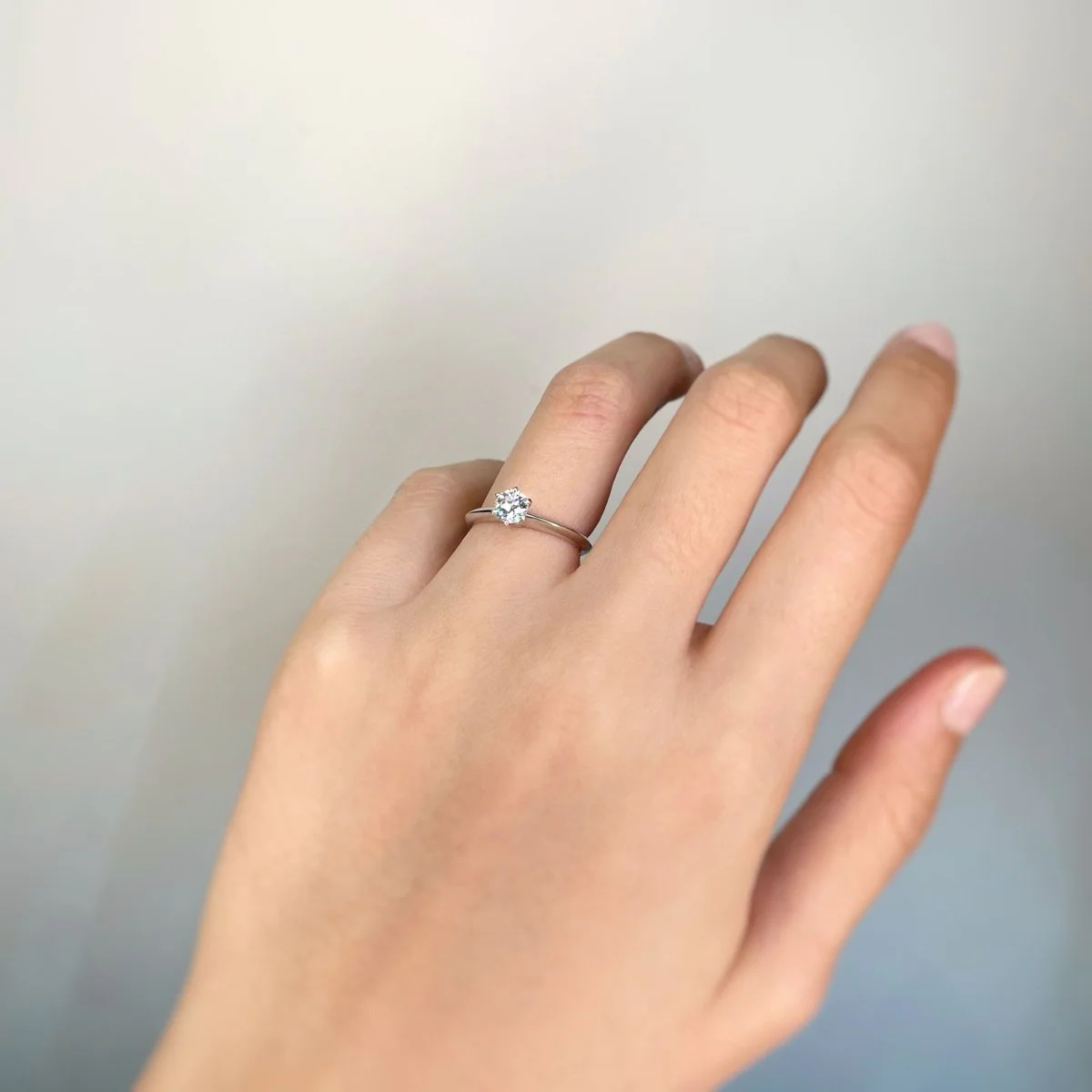 Bague Solitaire TIFFANY & CO. "Setting" - Image 6