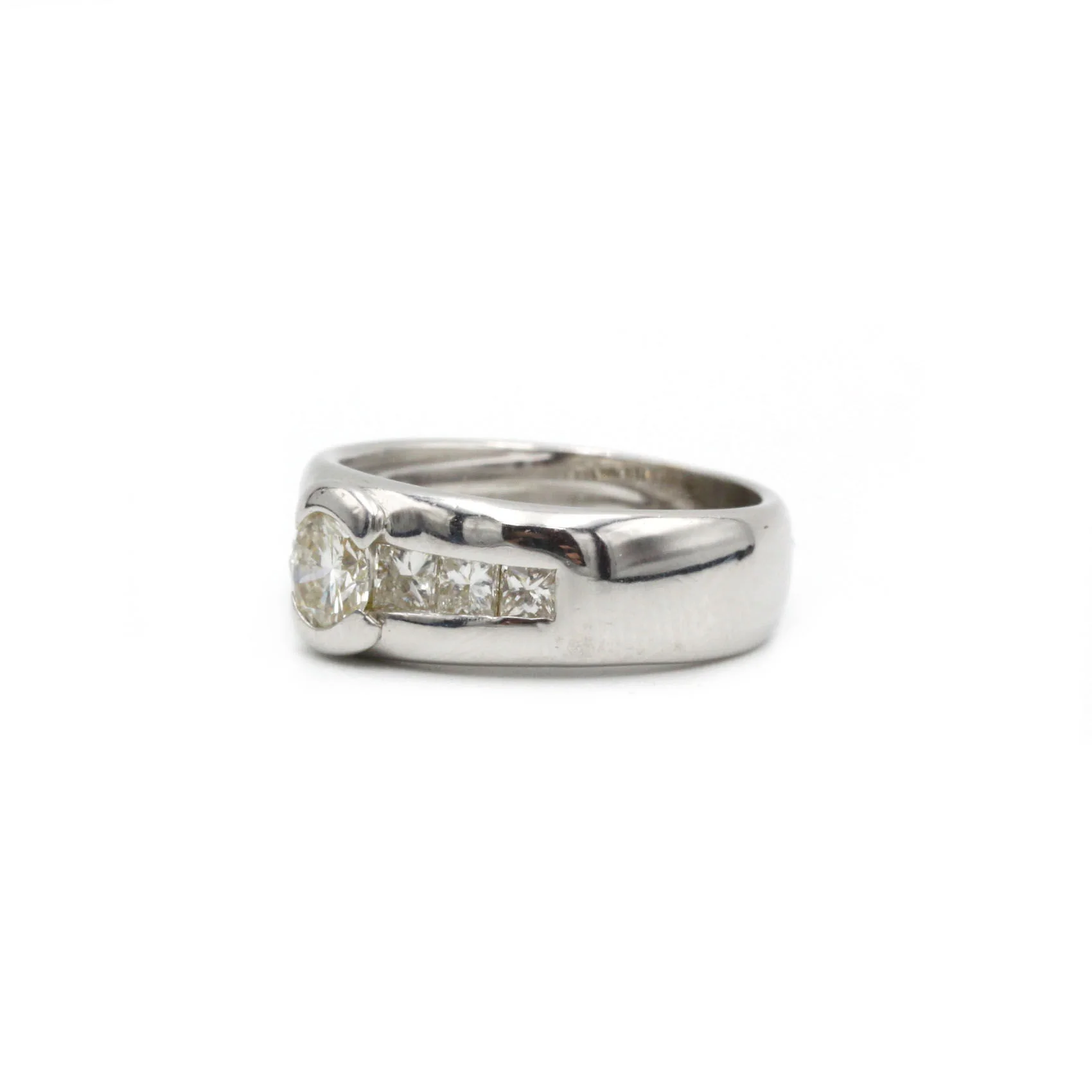 Bague - Or blanc et diamants - Image 6