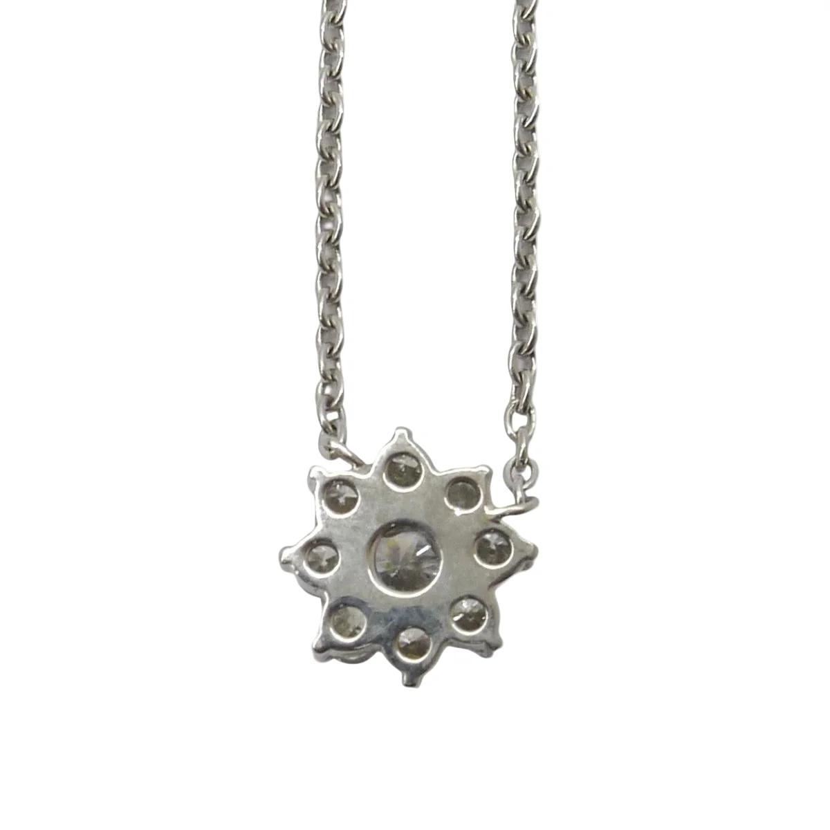 Collier Pendentif en or blanc et diamants - Image 2