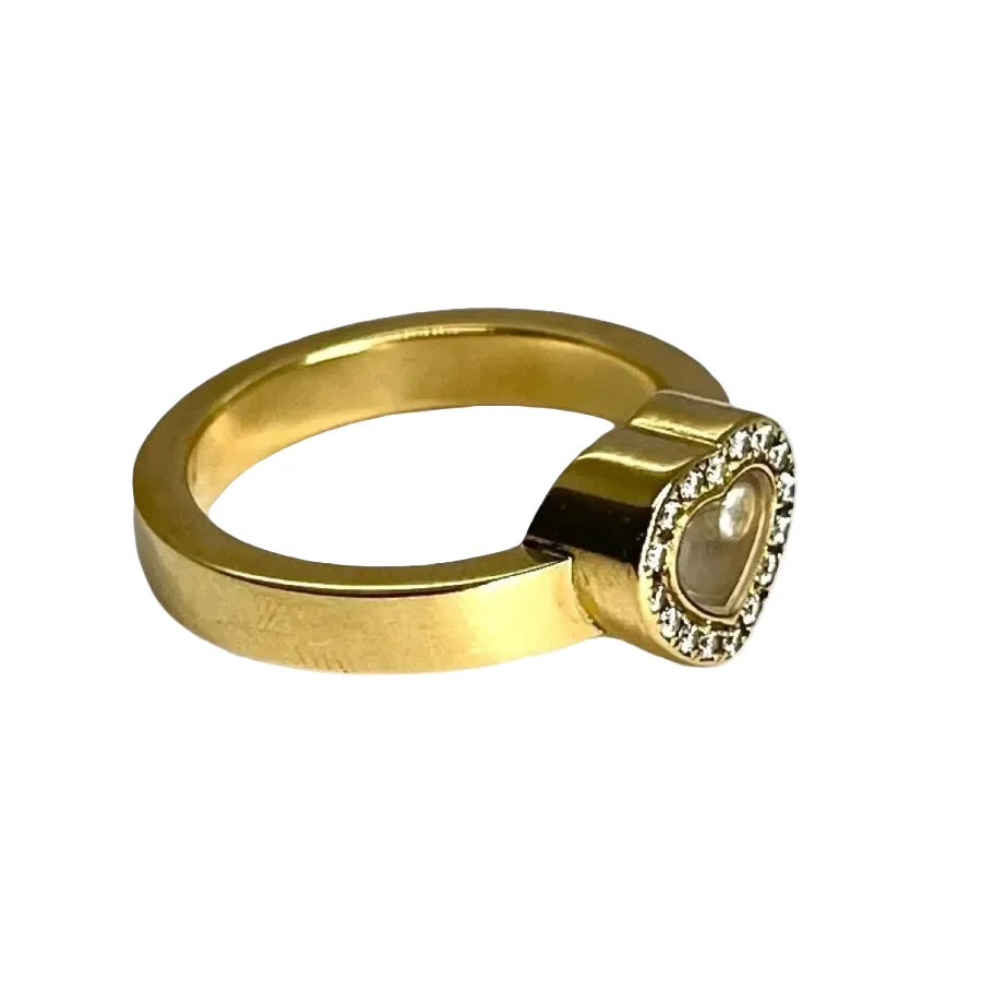 Bague CHOPARD "Happy diamonds" en or jaune et diamants - Image 6