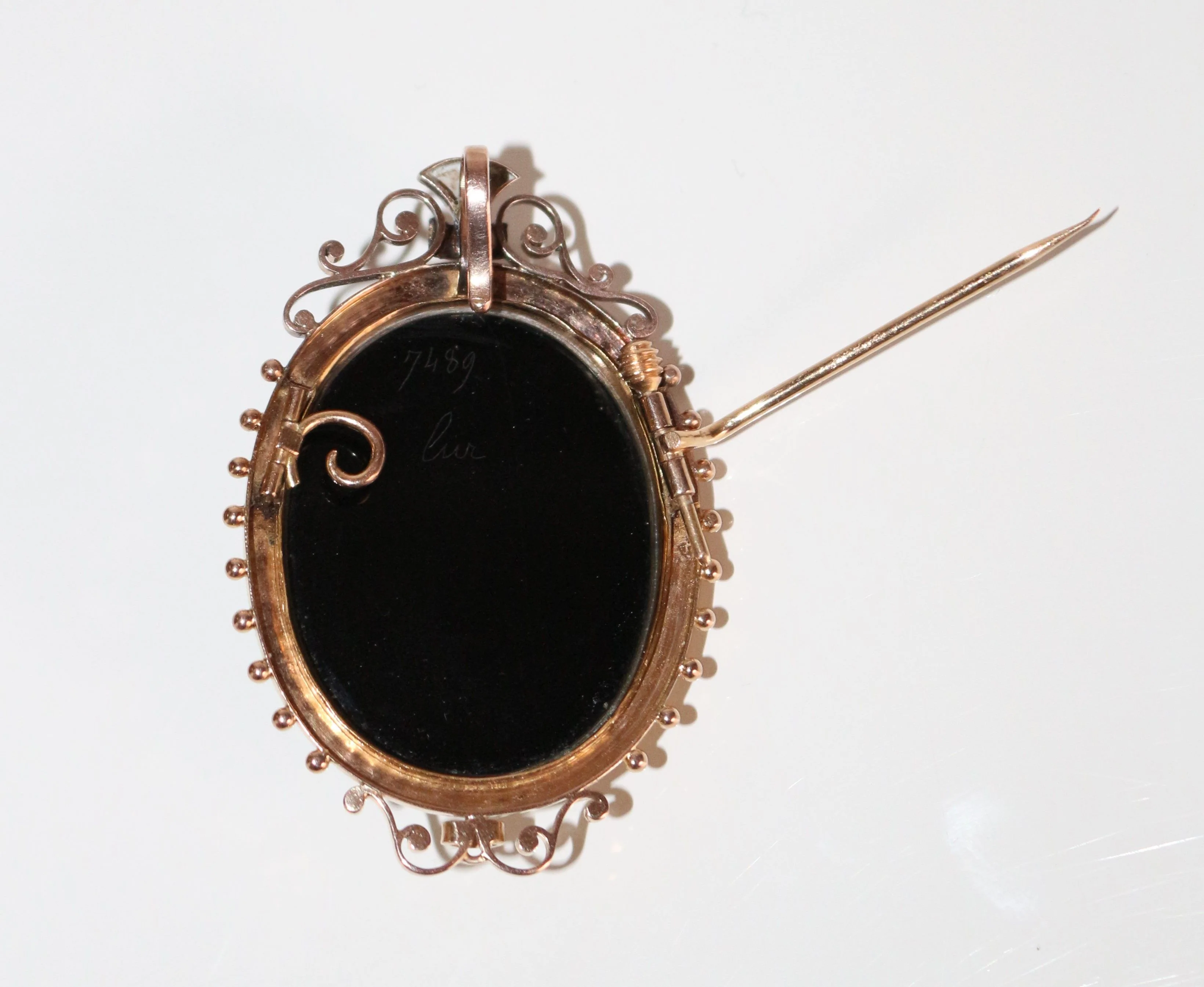 Broche Camée Sur Onyx Napoléon III - Image 2